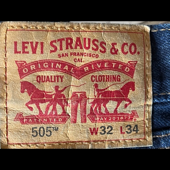 4 pair Levi’s 32x35 jeans. Very good to excellent. - Picture 3 of 5